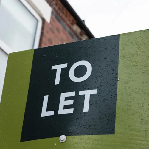 A To Let sign outside a property